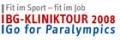 Logo BG-Kliniktour 2008